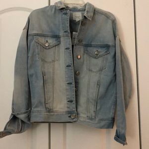 Oversized denim jacket